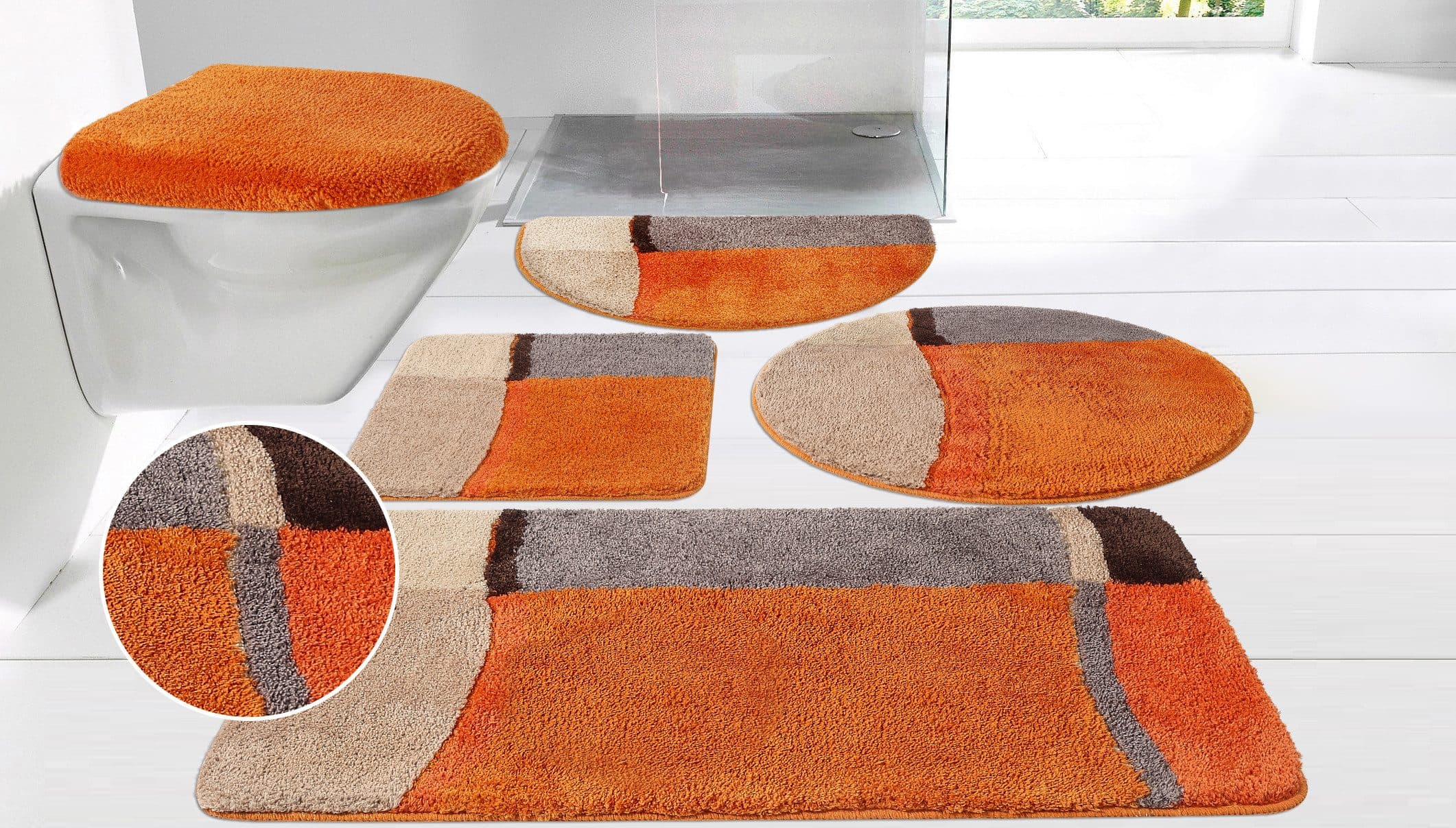 OTTO home Badematte Belio | Mehrfarbig