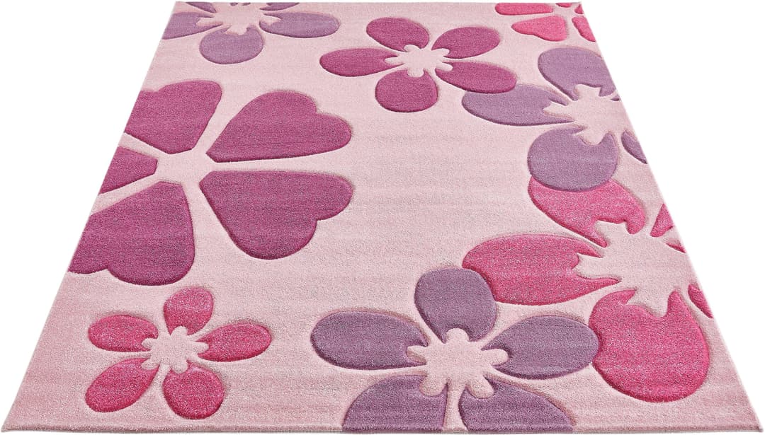LUXOR living Kinderteppich Flair | Rosa