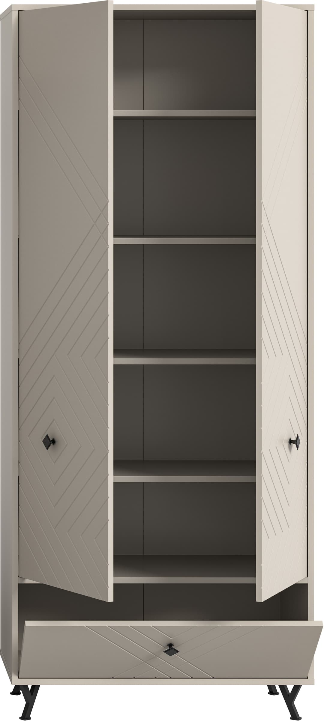 Home affaire Garderobenschrank Mento | Beige