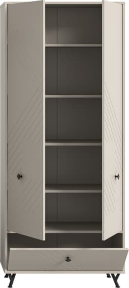 Home affaire Garderobenschrank Mento | Beige