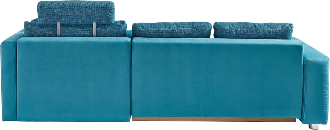 Jockenhöfer Gruppe Ecksofa Orlando L-Form | Türkis