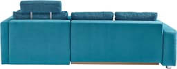 Jockenhöfer Gruppe Ecksofa Orlando L-Form | Türkis