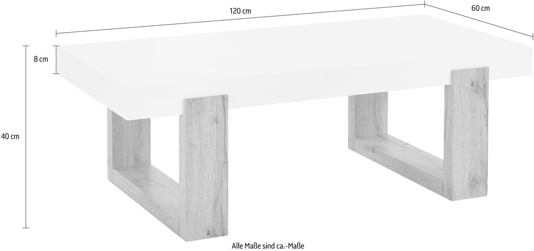 OTTO home Couchtisch Solid | Weiß