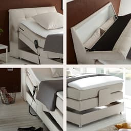 ED EXCITING DESIGN Boxspringbett Carpino | Beige