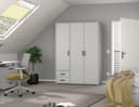 rauch VOYAGER Kleiderschrank | Weiß 2