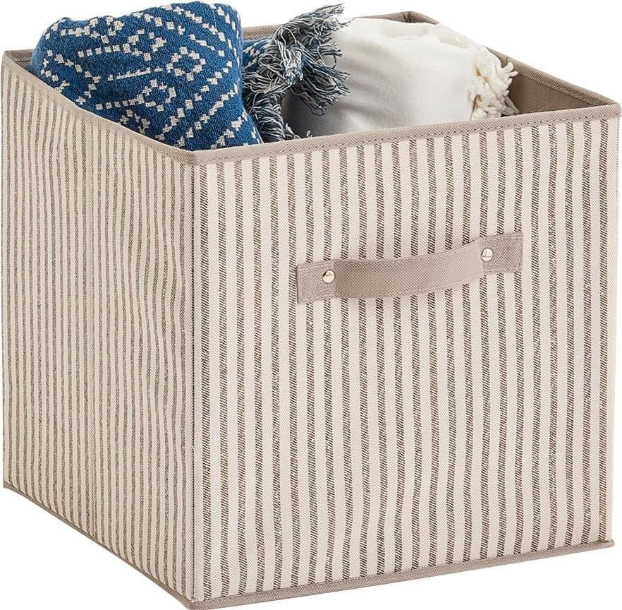 Zeller Present Aufbewahrungsbox Stripes | Beige