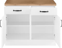 wiho Küchen Unterschrank Erla | Weiß