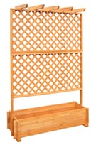 promadino Spalier mit Pflanzkasten | Braun 2