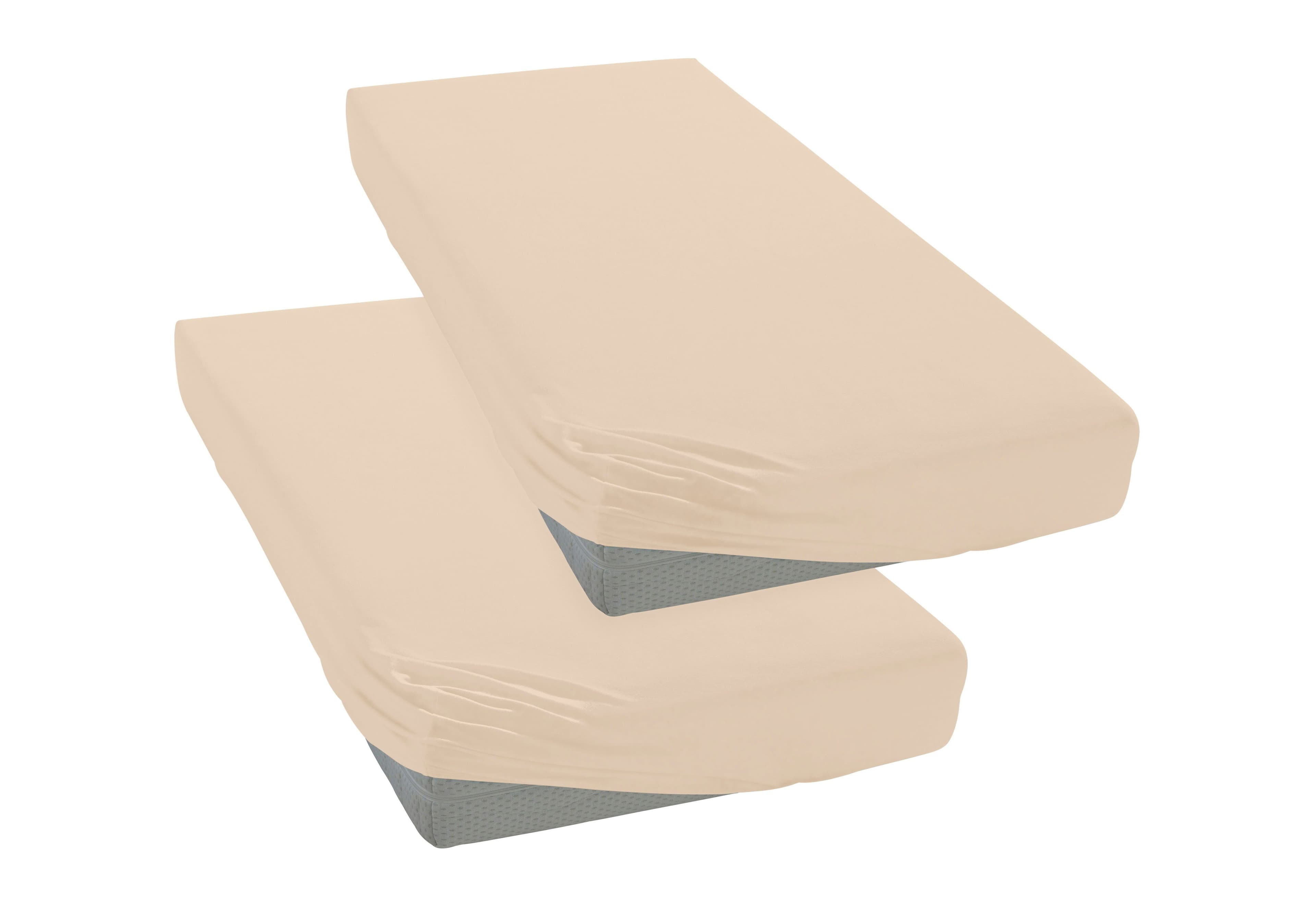 OTTO home Spannbettlaken PAPRIKA | Beige