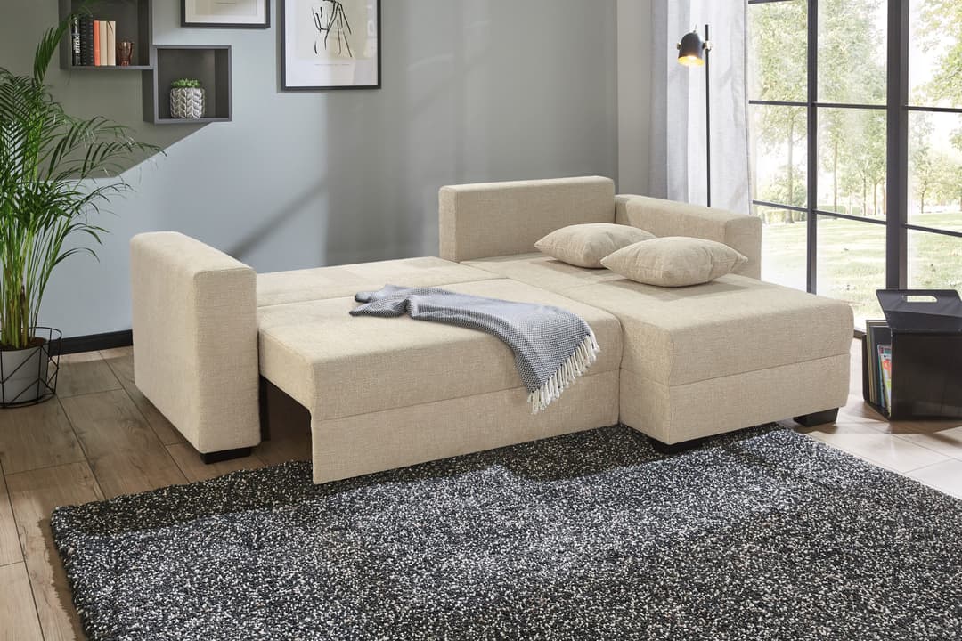 Jockenhöfer Gruppe Ecksofa Elmau L-Form | Beige
