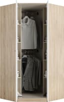 priess Eckkleiderschrank Barcelona | Holztöne 4