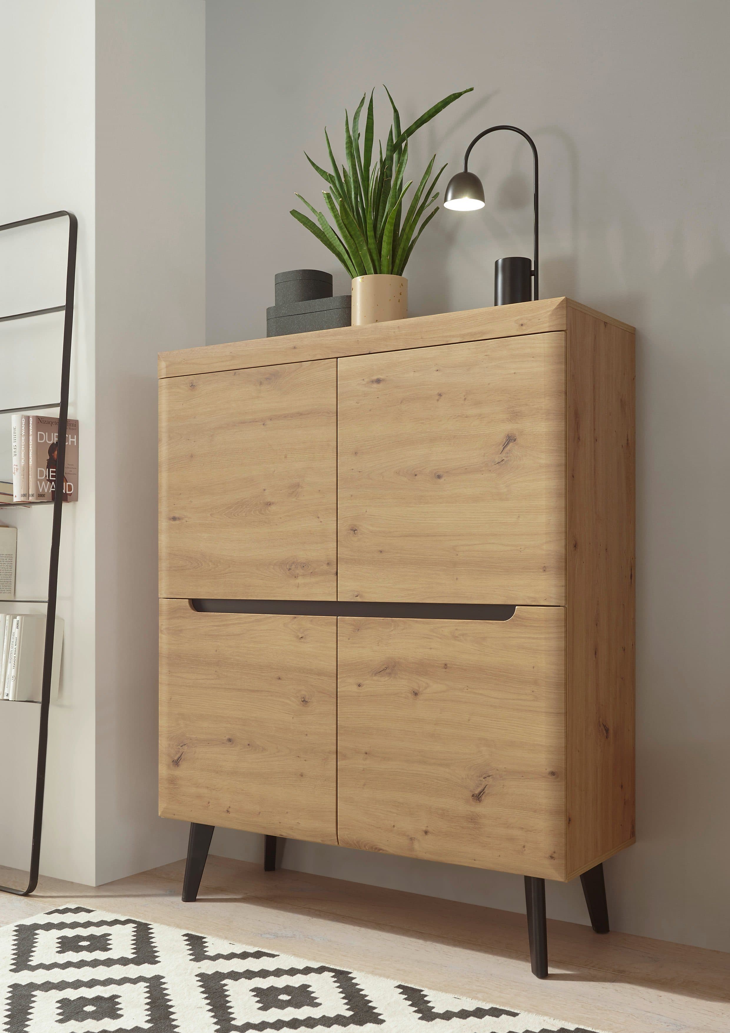 Home affaire Highboard Torge | Holztöne