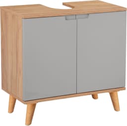 welltime Lund Waschbeckenunterschrank | Grau