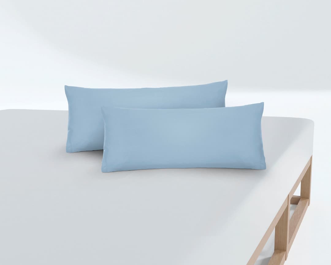 Biberna Kissenbezug Michi Feinjersey | Blau