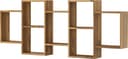 Home affaire Wandboard Wandregal Trio | Holztöne 3