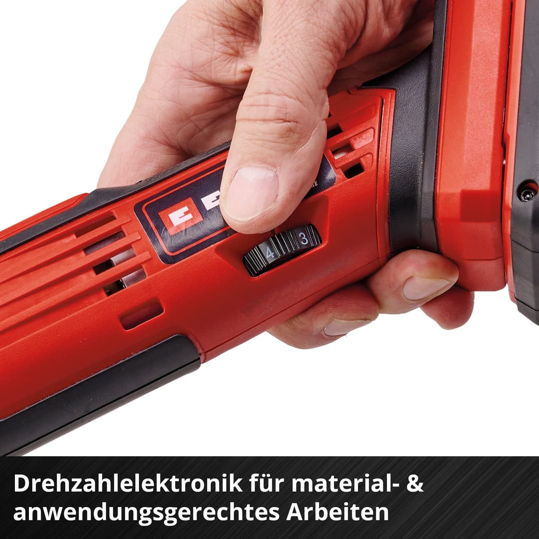 Einhell Akku-Multifunktionswerkzeug TE-MG 18/1 Li - Solo | Schwarz