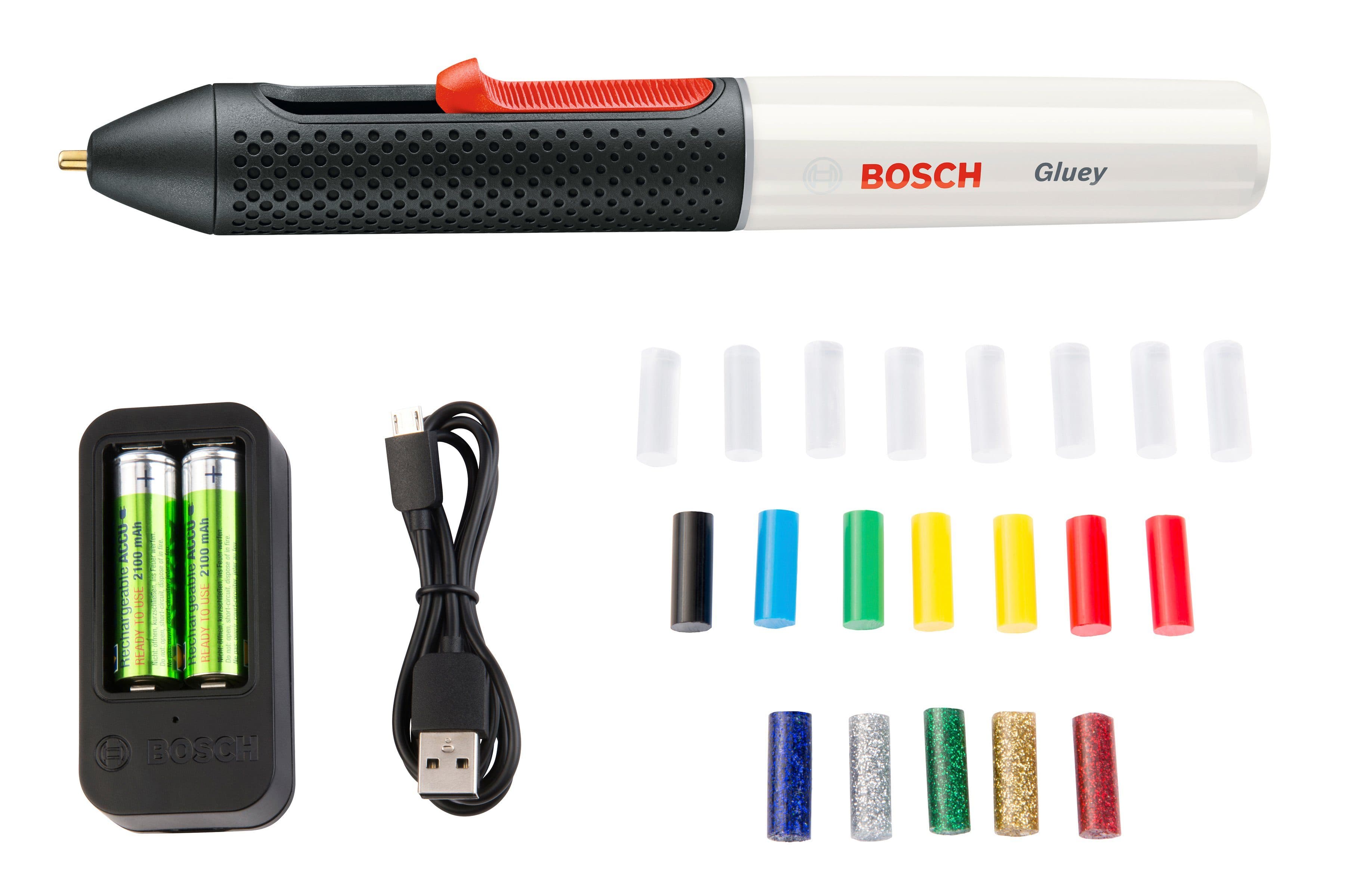 Bosch Home & Garden Heißklebestift Gluey | Mehrfarbig