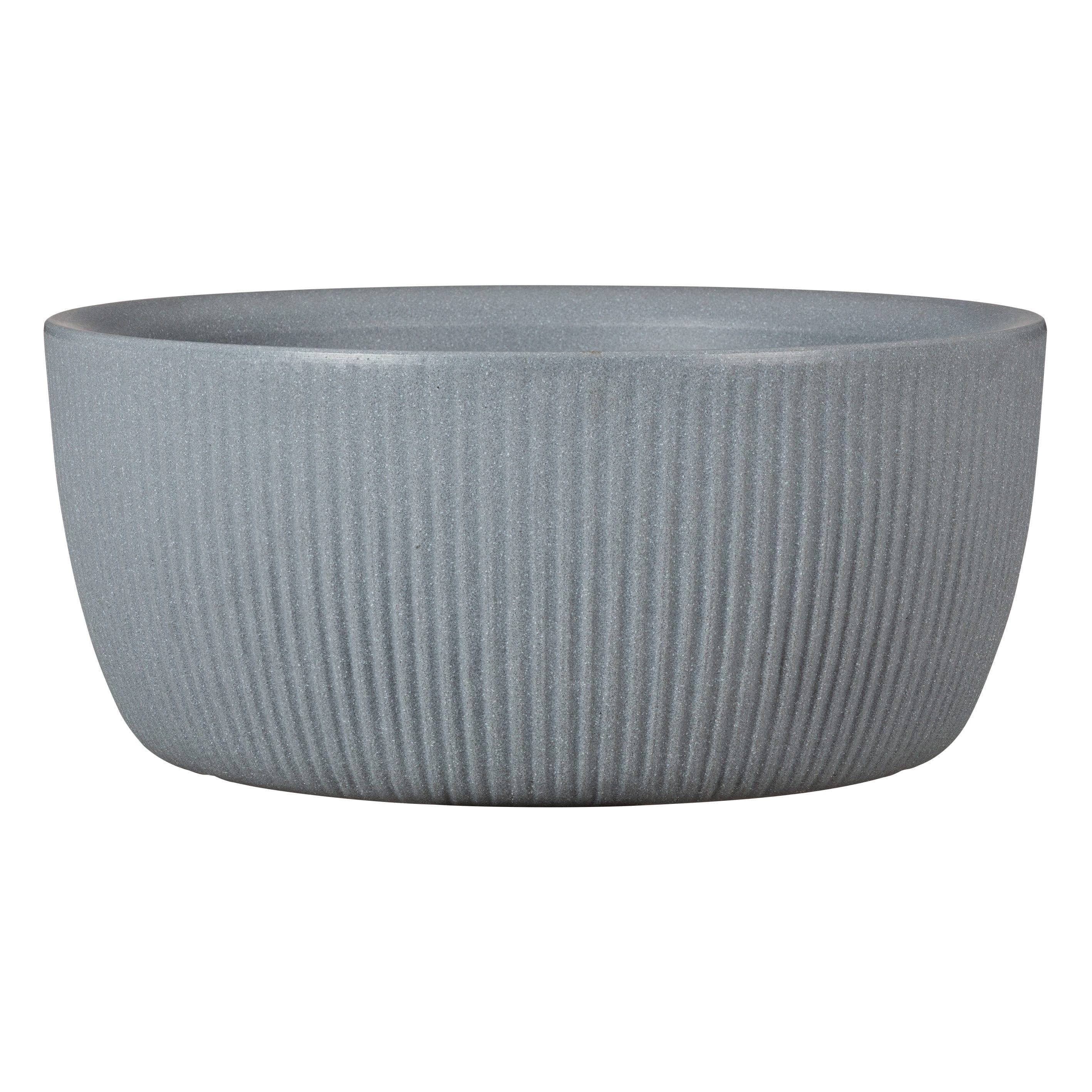 Scheurich LINETTO BOWL Pflanzschale | Grau