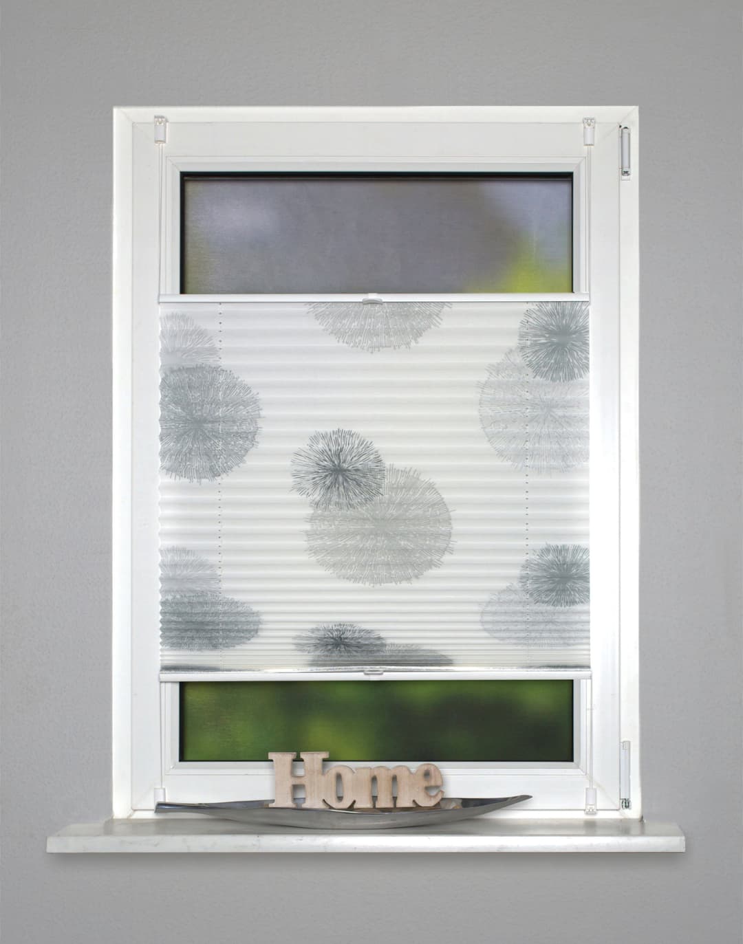 HOME WOHNIDEEN Plisseerollo RAWLINS | Grau
