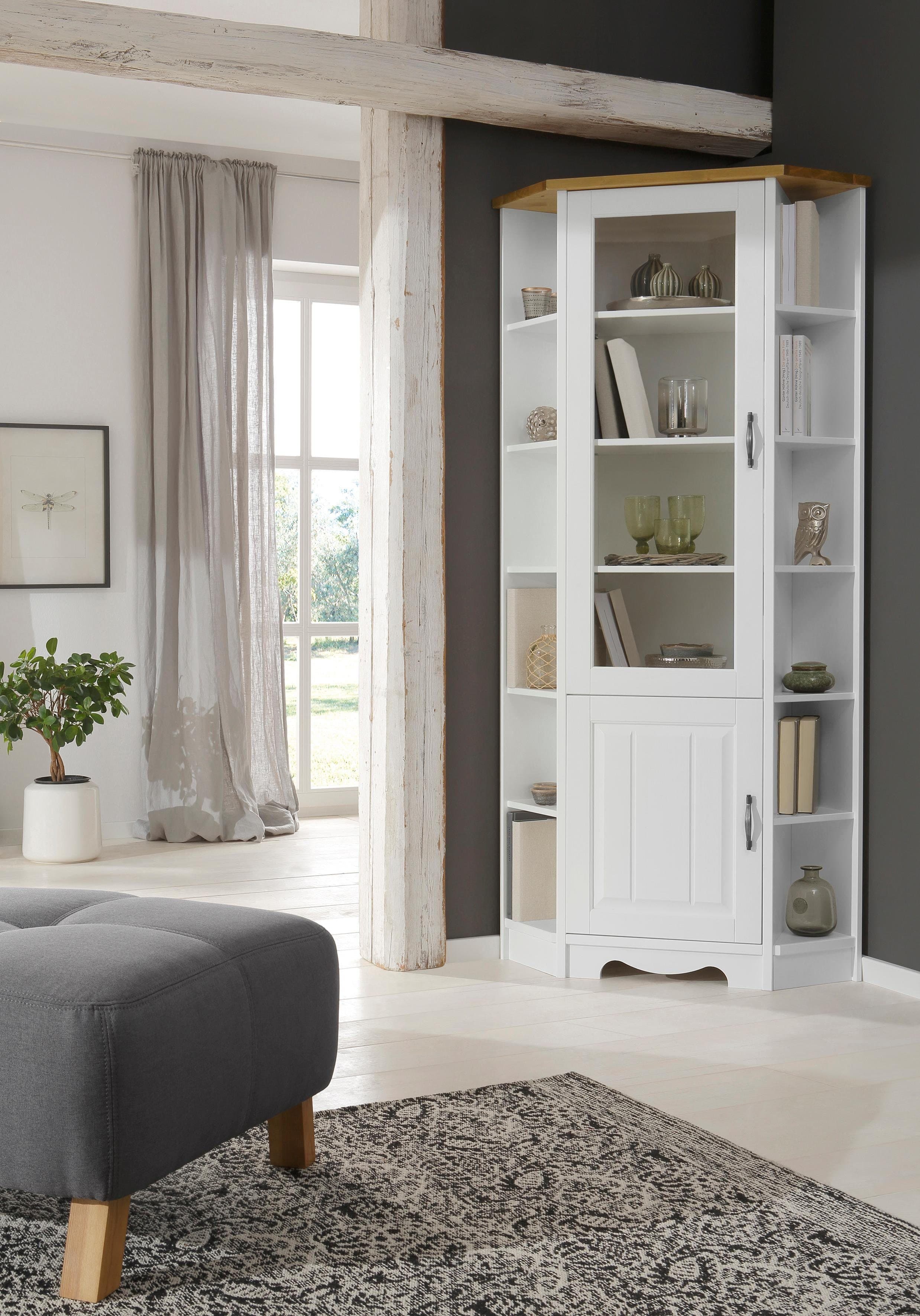OTTO home Eckvitrine Trinidad | Weiß