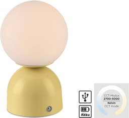 SCHÖNER WOHNEN-Kollektion LED Tischleuchte RUDI | Beige