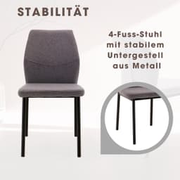 Esszimmerstuhl Lumos | Grau