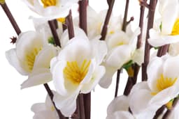 Kunstblume Frühlingsblütenbusch | Weiß
