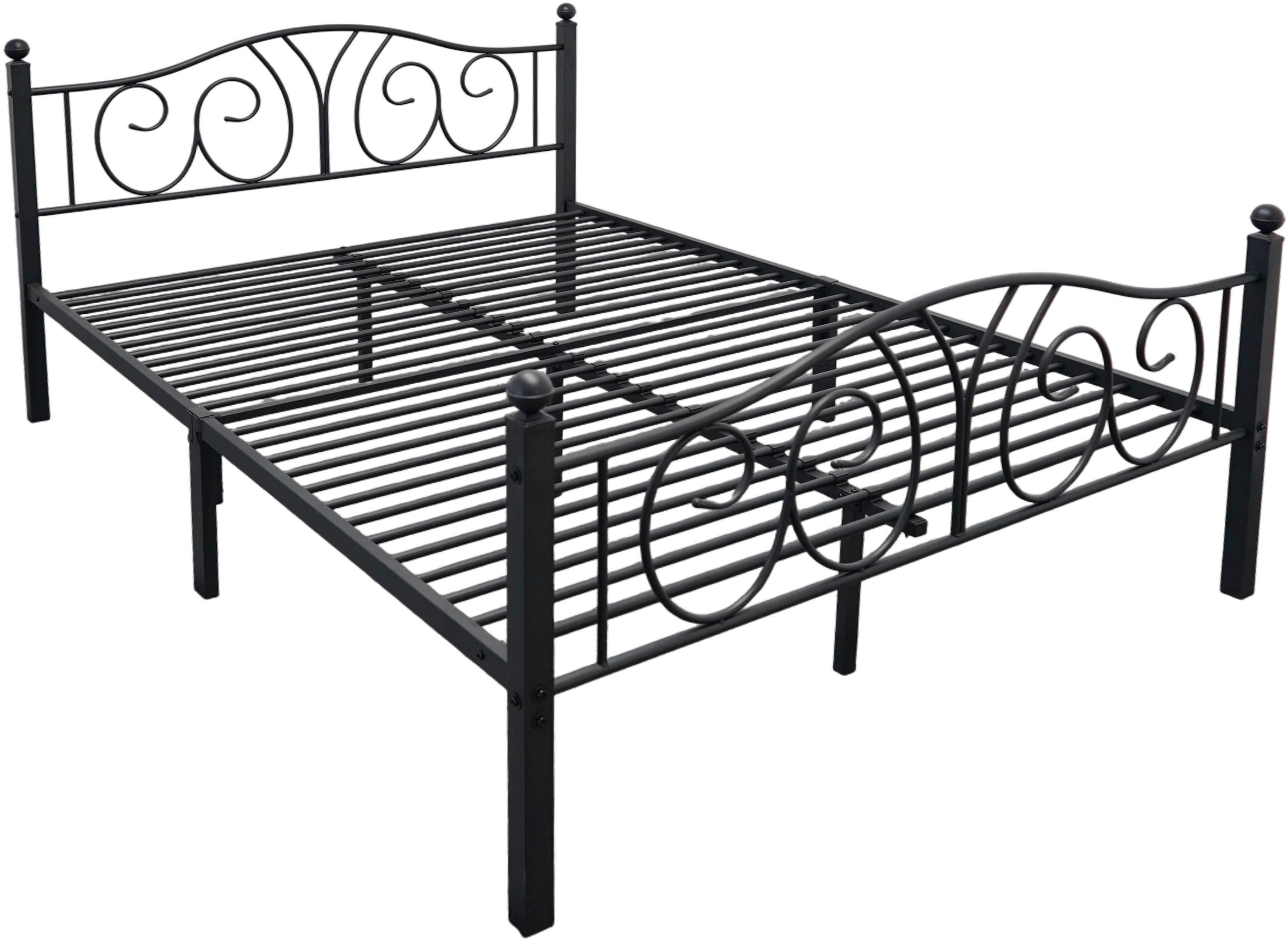 OTTO home Metallbett LUND | Schwarz
