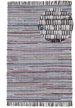 carpetfine Teppich Kelim Chindi | Grau