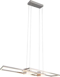 TRIO Leuchten ALBANY LED Pendelleuchte | Silber