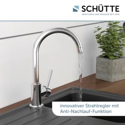Schütte Cornwall Niederdruck Spültischarmatur | Silber