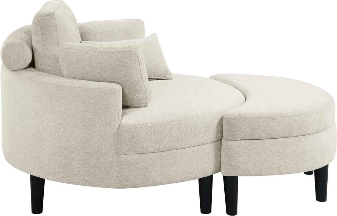 ATLANTIC home collection Loveseat Ravi Sessel | Beige