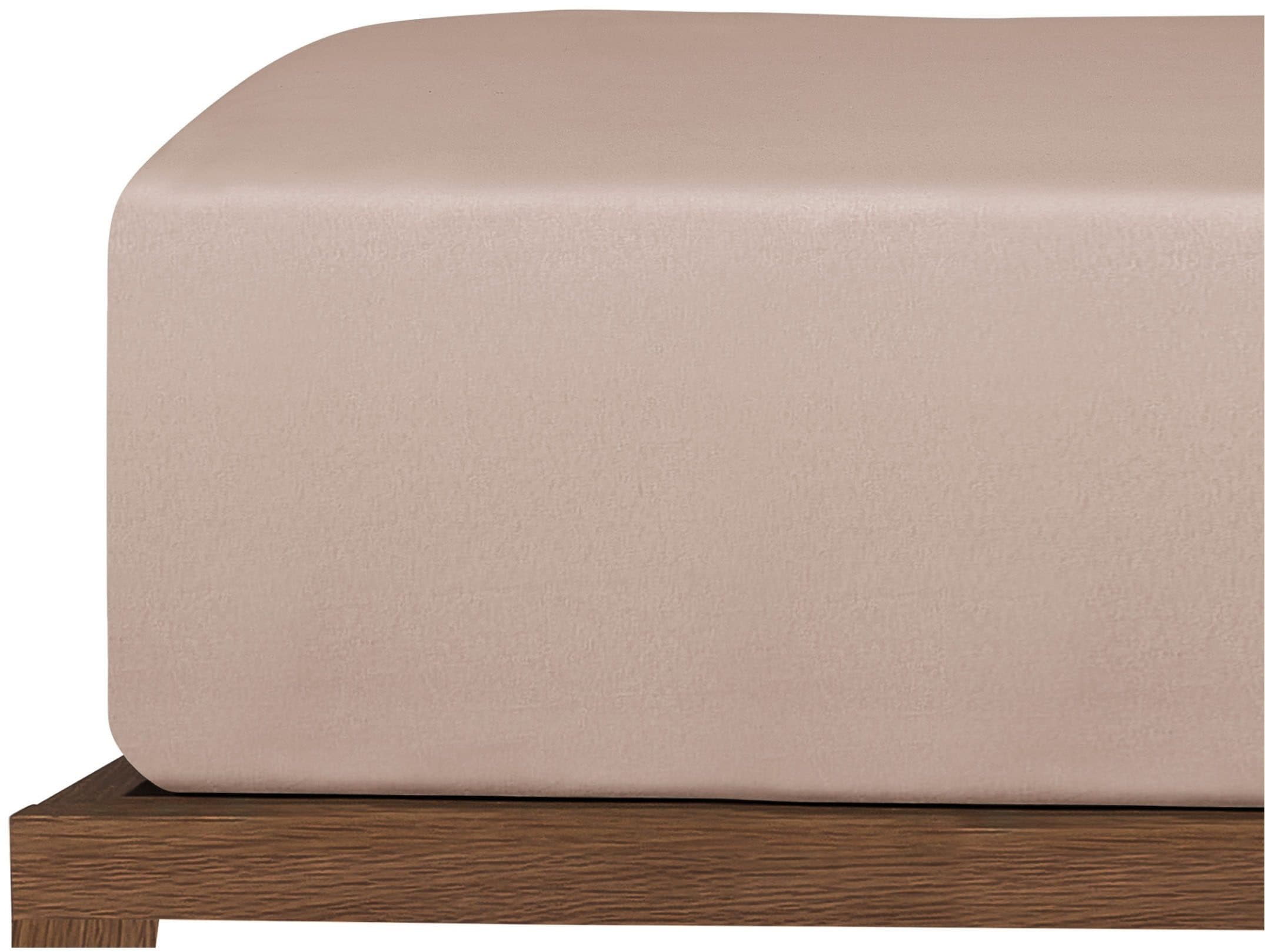 uncover by SCHIESSER Spannbettlaken New Jersey | Beige
