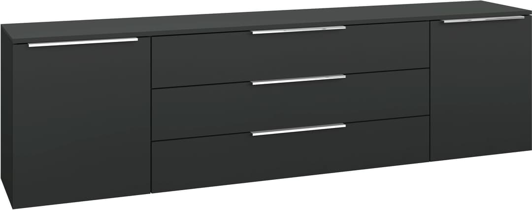 borchardt Möbel Sideboard Oliva | Schwarz