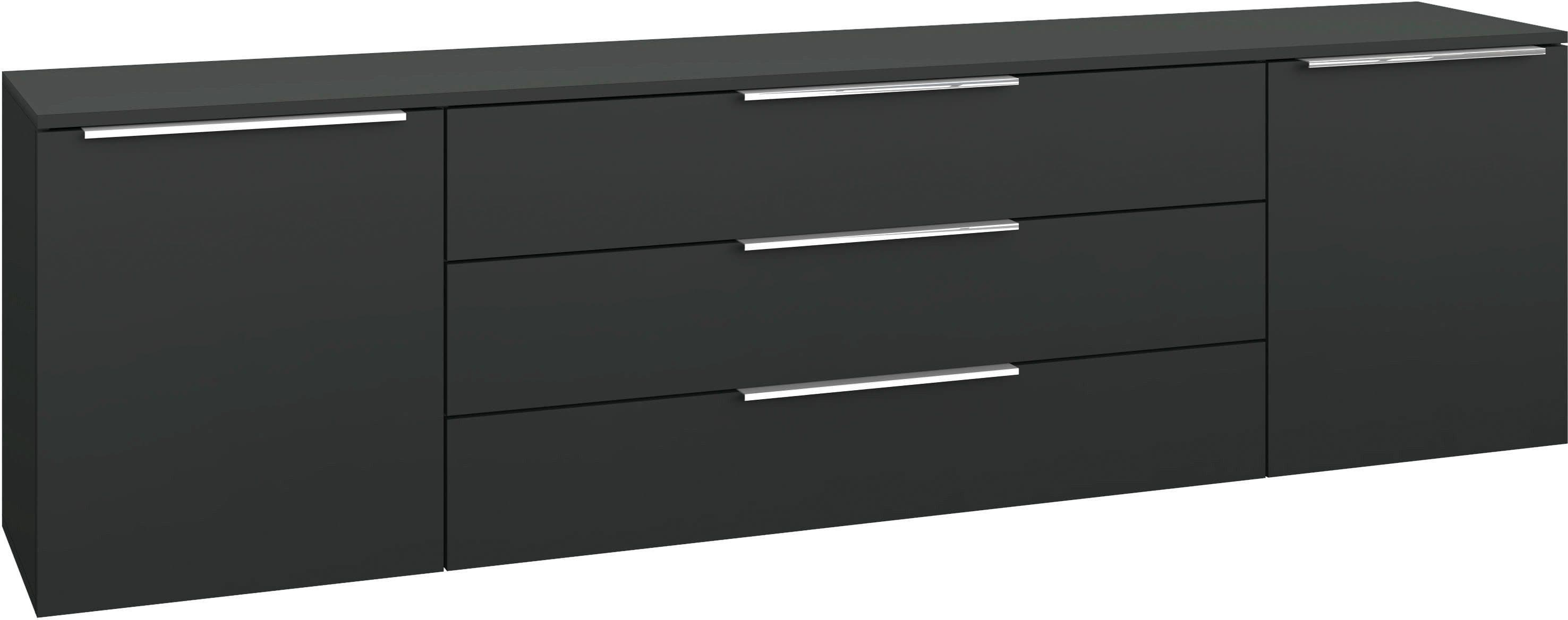 borchardt Möbel Sideboard Oliva | Schwarz