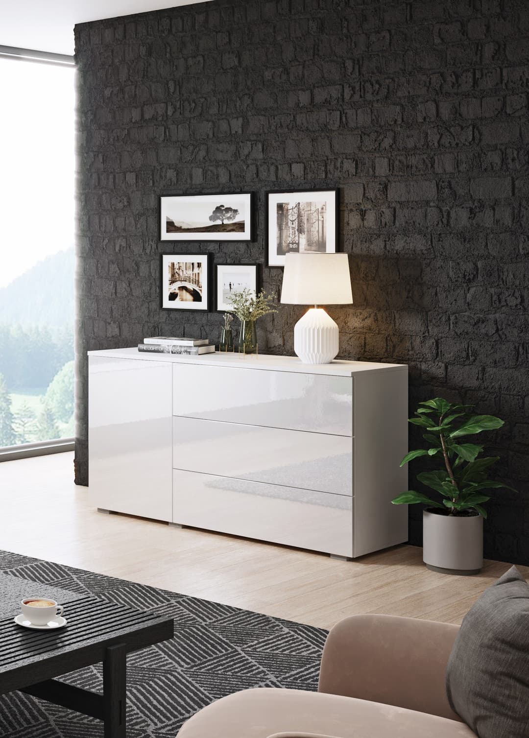 OTTO home Sideboard PARIS | Weiß