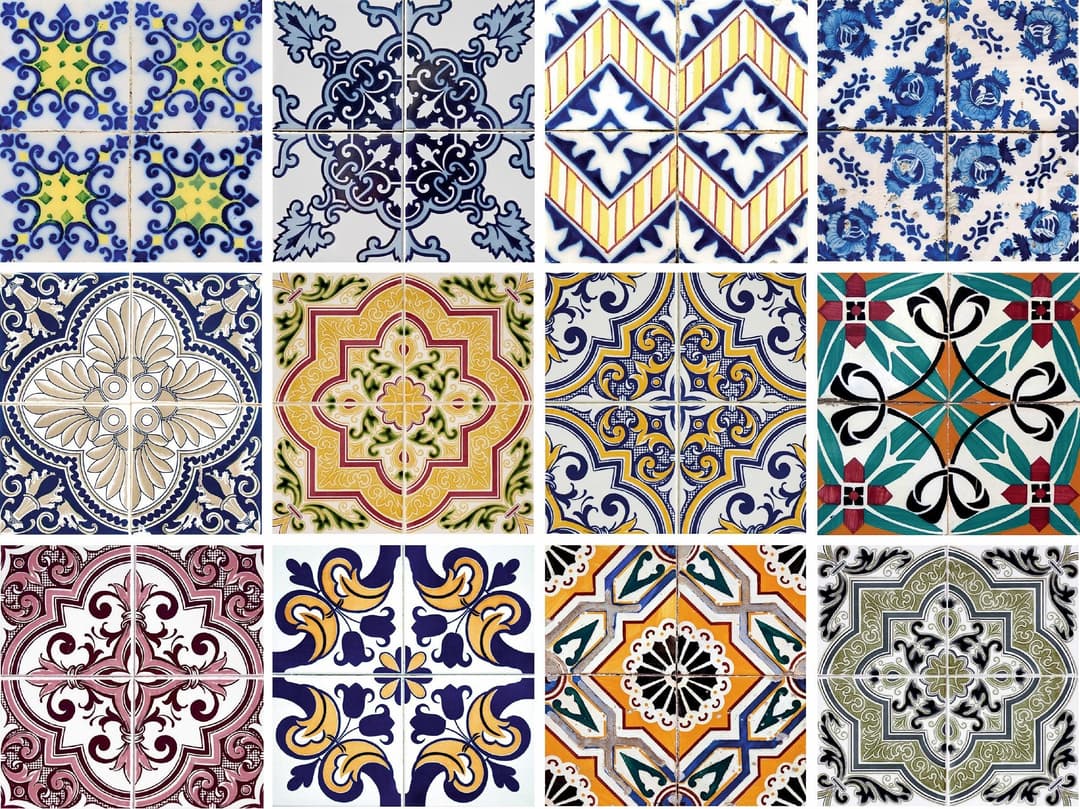 Home affaire Fliesenaufkleber Ornamente | Mehrfarbig