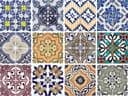 Home affaire Fliesenaufkleber Ornamente | Mehrfarbig