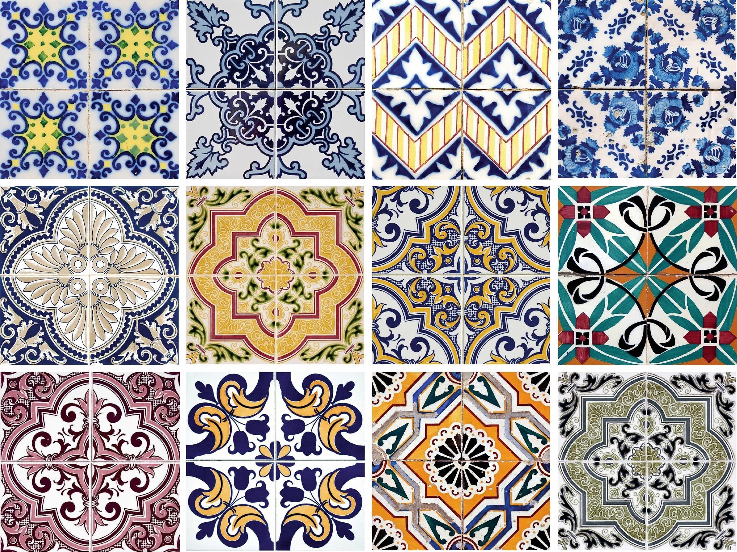 Home affaire Fliesenaufkleber Ornamente | Mehrfarbig
