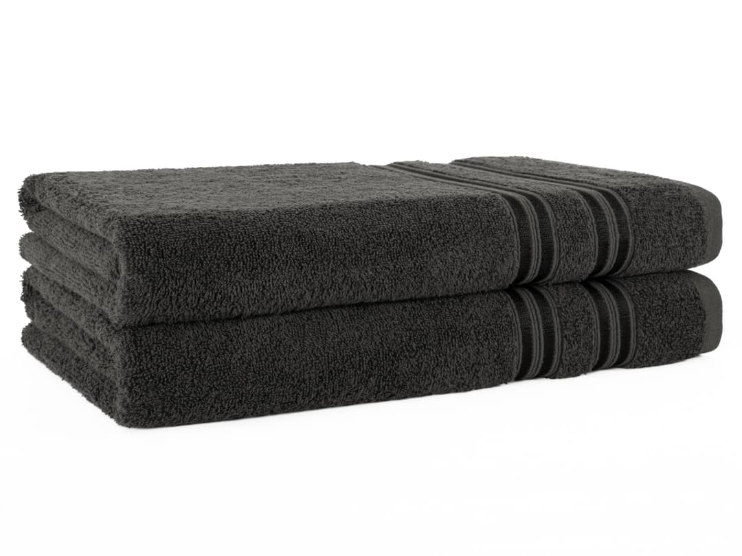 HAMMETEX Duschtuch 2er Set | Grau