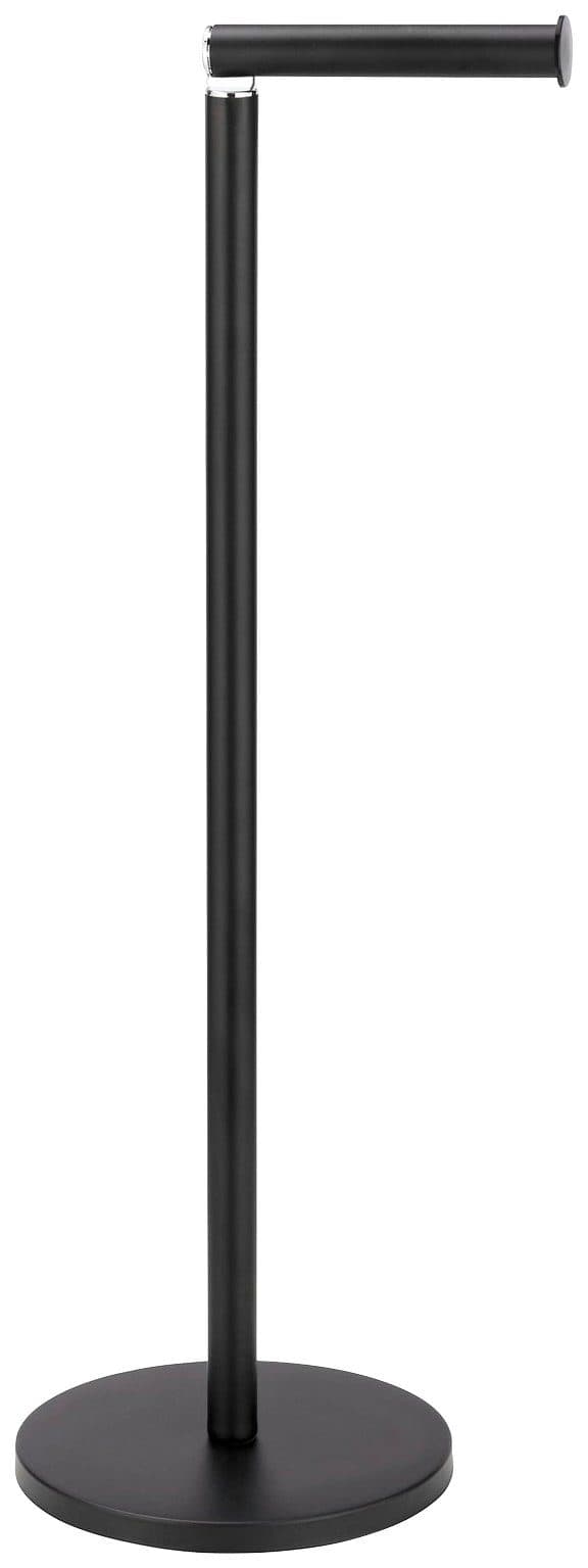 Wenko Toilettenpapierhalter 2 in 1 | Schwarz