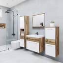 welltime Badmöbel-Set ELDA | Holztöne 2