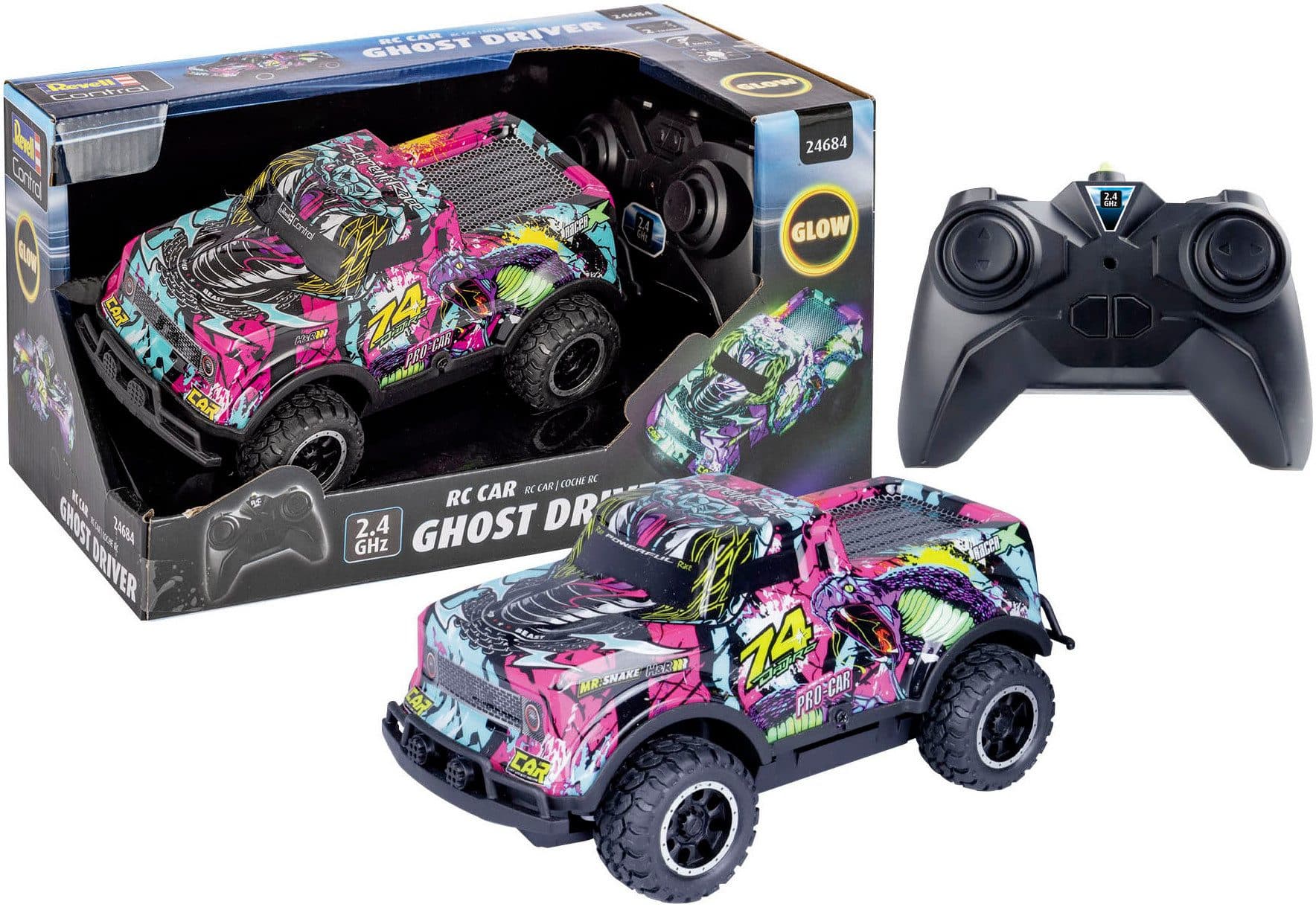 Revell
® RC-Monstertruck Revell
® control, Ghost Driver, 2,4 GHZ,
