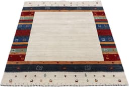 Carpetfine Gabbeh Nura Wollteppich | Beige