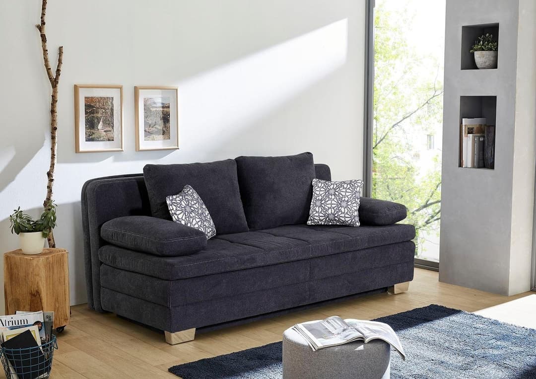 Jockenhöfer Gruppe Schlafsofa Lincoln | Blau