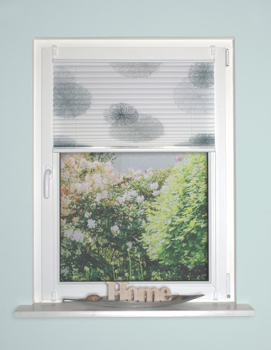 HOME WOHNIDEEN Plisseerollo RAWLINS | Grau