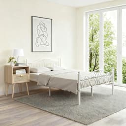 OTTO home Metallbett LUND | Weiß