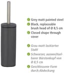 WENKO WC-Garnitur Alassio | Grau 2