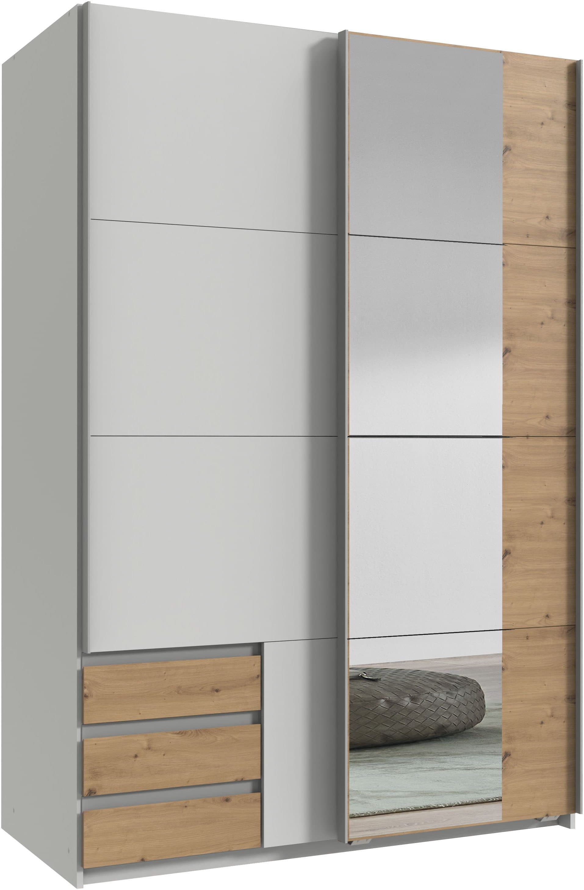 Wimex Schwebetürenschrank Emden | Weiß
