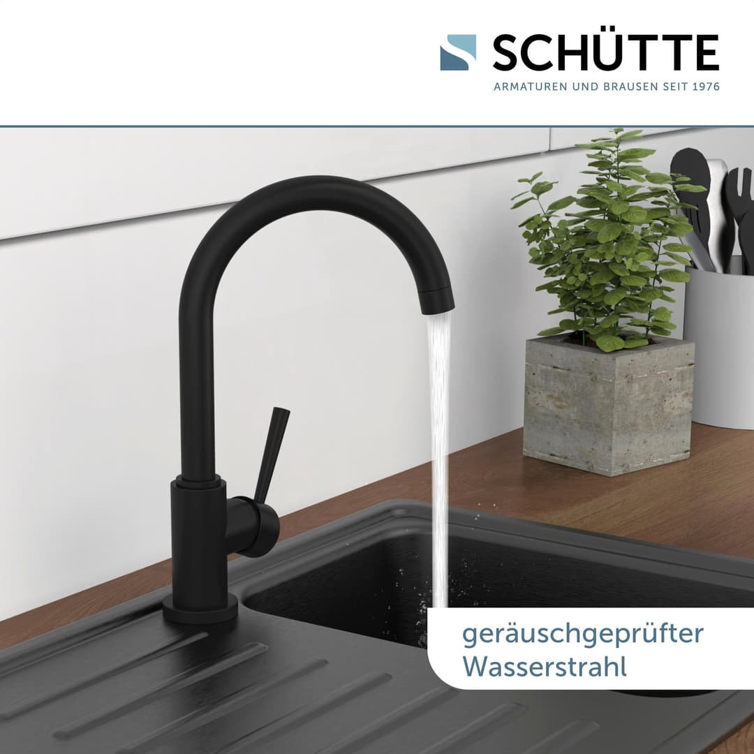 Schütte Spültischarmatur CORNWALL | Schwarz